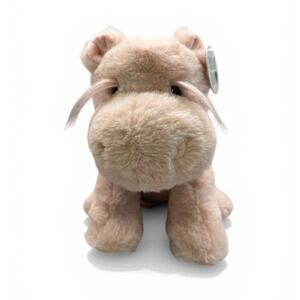 NWT Hattie the Hippo Portland Plush Adorable Pink Hippo Collectible 9.5 in. Soft